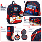 Sac à Dos Enfant Paw Patrol Marshall - Bleu Marine avec Petite Trousse – Modèle maternelle et CP1