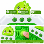Console de Jeu Fast Push Pop It Dinosaure – 999 Niveaux – 7 Modes