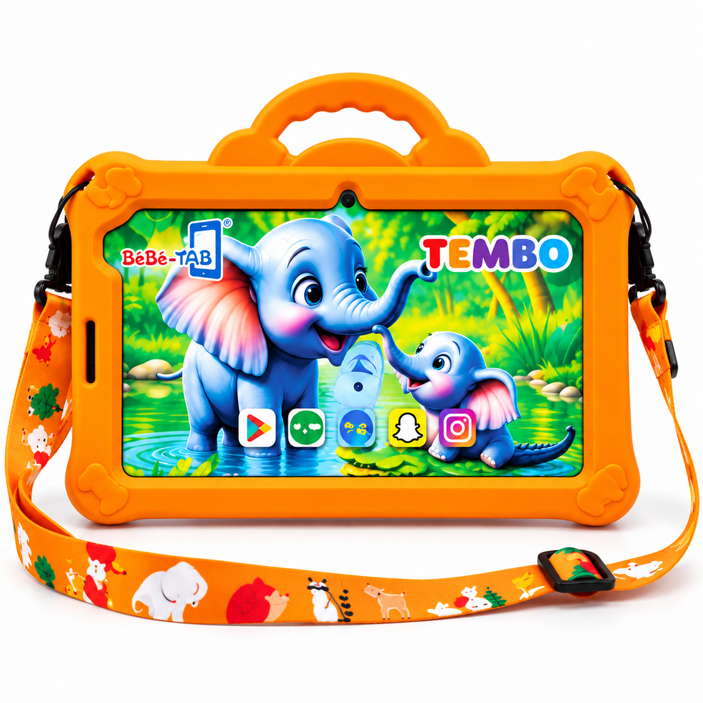 Tablette Enfant BéBé-TAB TEMBO 7" – Android – 8 Go + 512 Go – 5G Dual SIM