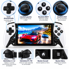 Console de Jeu Portable M25 – Écran IPS 4,3" – Jeux Rétro 3D – 64 Go