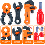 Set d’Outils Enfant avec Tigre Démontable – Jeu de Bricolage – 3 Ans+