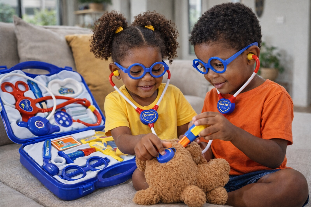 Mallette Docteur Enfant – Kit Médical Jouet Éducatif Avec Accessoires