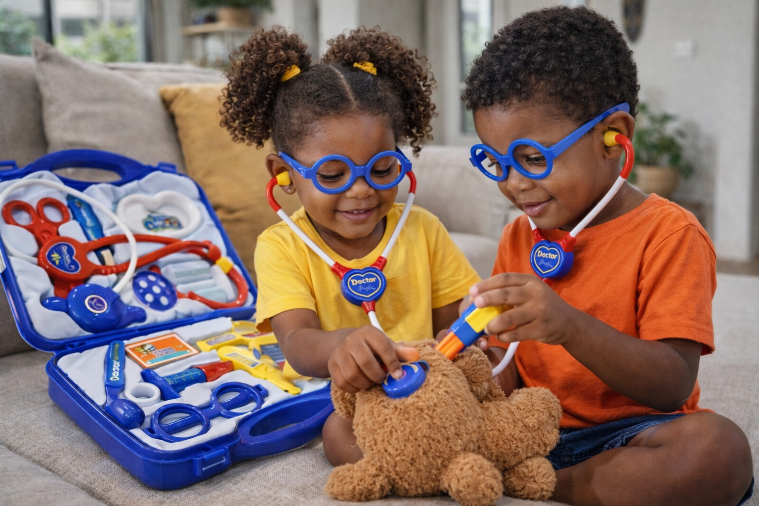Mallette Docteur Enfant – Kit Médical Jouet Éducatif Avec Accessoires