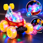 Voiture Acrobatique Télécommandée Stunt Cars No.102 – Rotation 360° – Lumières & Musique – Rechargeable
