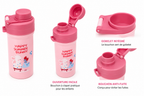 Set Repas Enfant Happy Summer Bunny – Lunch Box Compartimentée + Gourde Rose