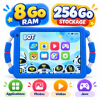 Tablette Enfant BéBé-TAB BOT 8" – Android – 8 Go + 256 Go – 5G Dual SIM