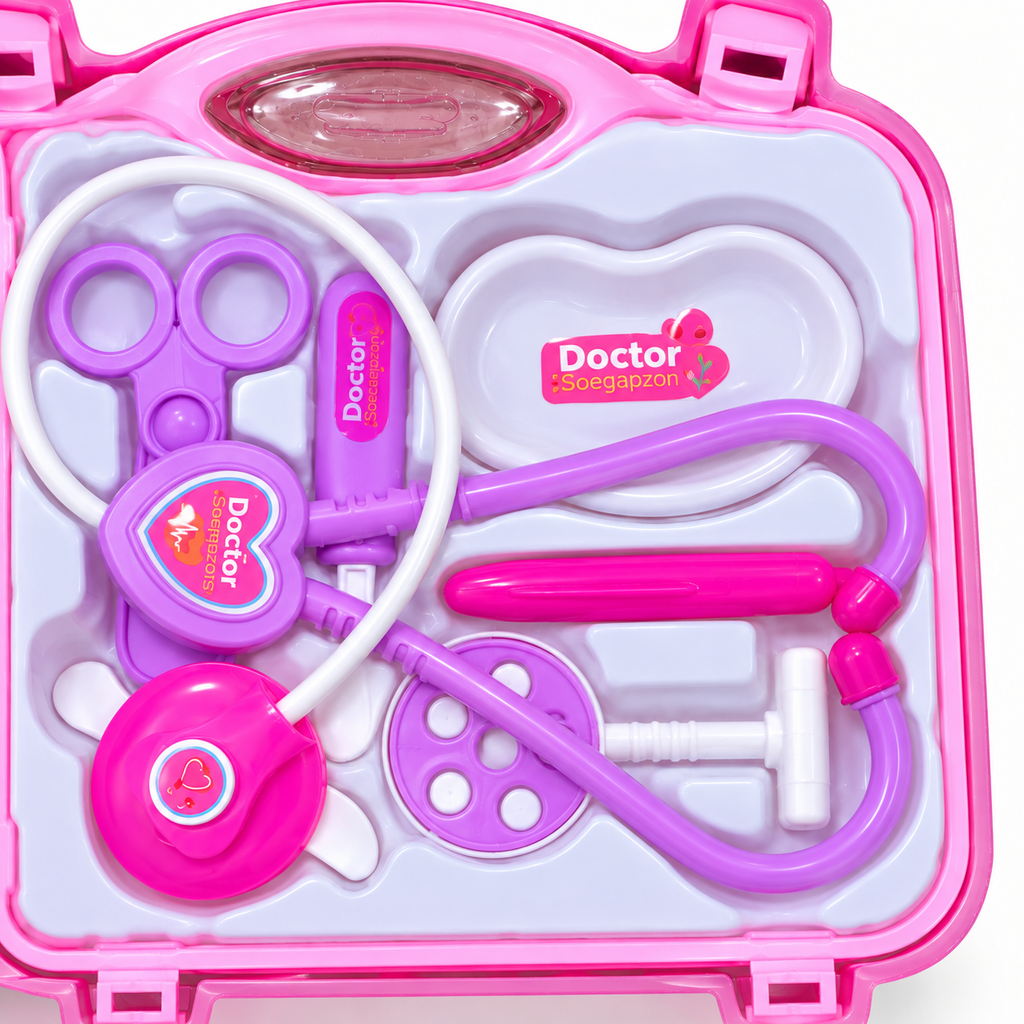 Coffret Docteur Enfant – Mallette Médicale de Jeu avec Accessoires -  3 ans+