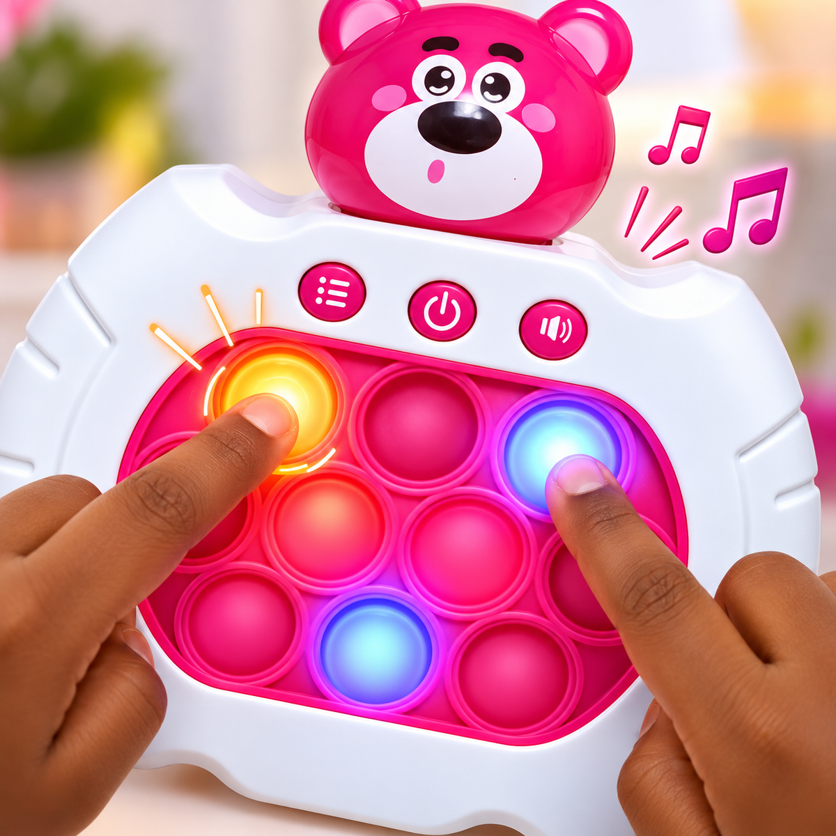 Console de Jeu Fast Push Pop It Électronique – 999 Niveaux – 7 Modes
