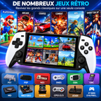 Console de Jeu Portable M25 – Écran IPS 4,3" – Jeux Rétro 3D – 64 Go