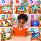 VIKUSHA Tablette Enfant  VK-17 10,1" Android avec Coque de Protection