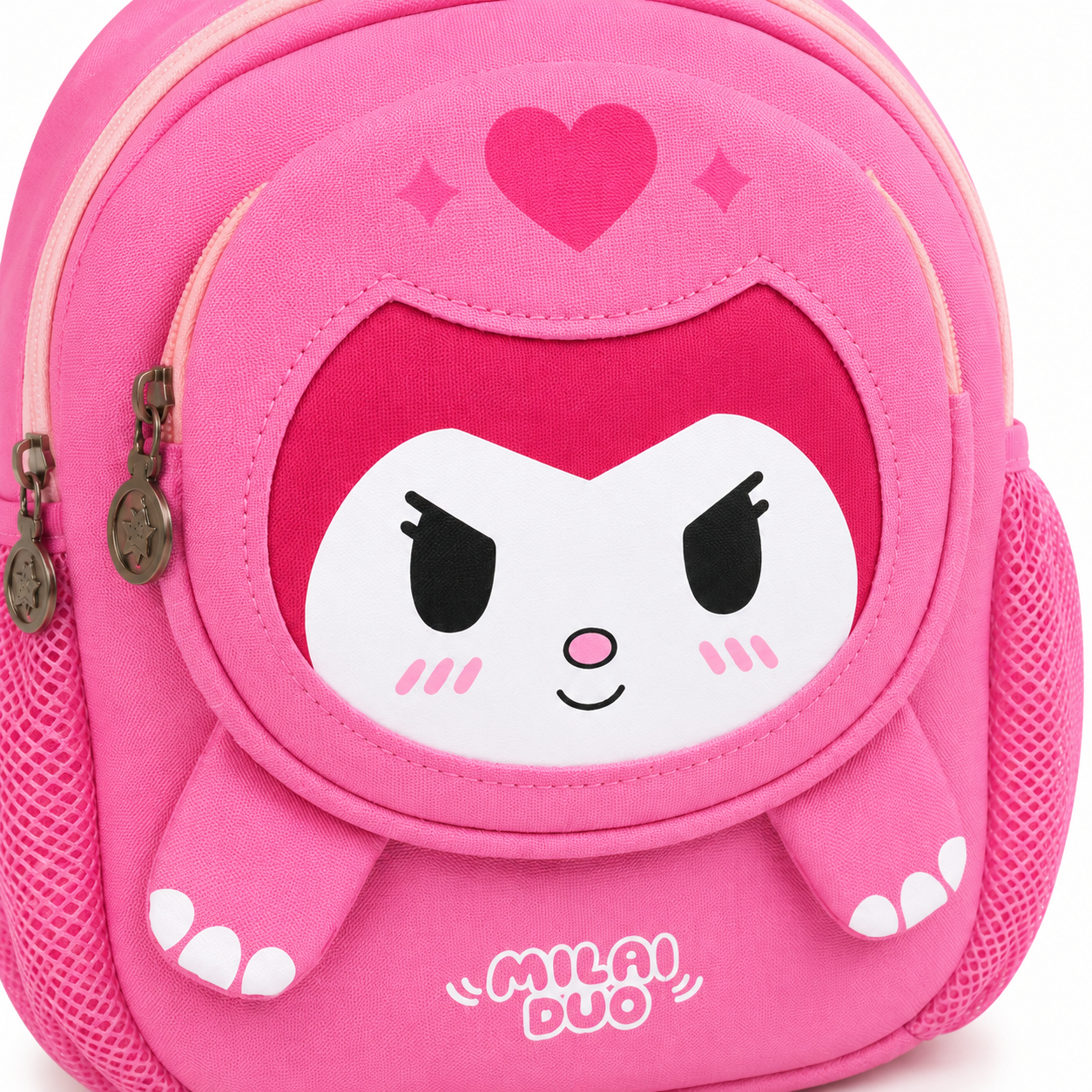 Sac à Dos Maternelle Dinosaure Milai Duo Rose 3D – 25 × 25 cm