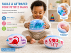 Lot de 3 Ballons Souples Dinosaure pour Bébé et Enfant – Jeu Sensoriel et Motricité