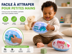 Lot de 3 Ballons Souples Dinosaure pour Bébé et Enfant – Jeu Sensoriel et Motricité