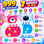 Console de Jeu Fast Push Pop It Électronique – 999 Niveaux – 7 Modes