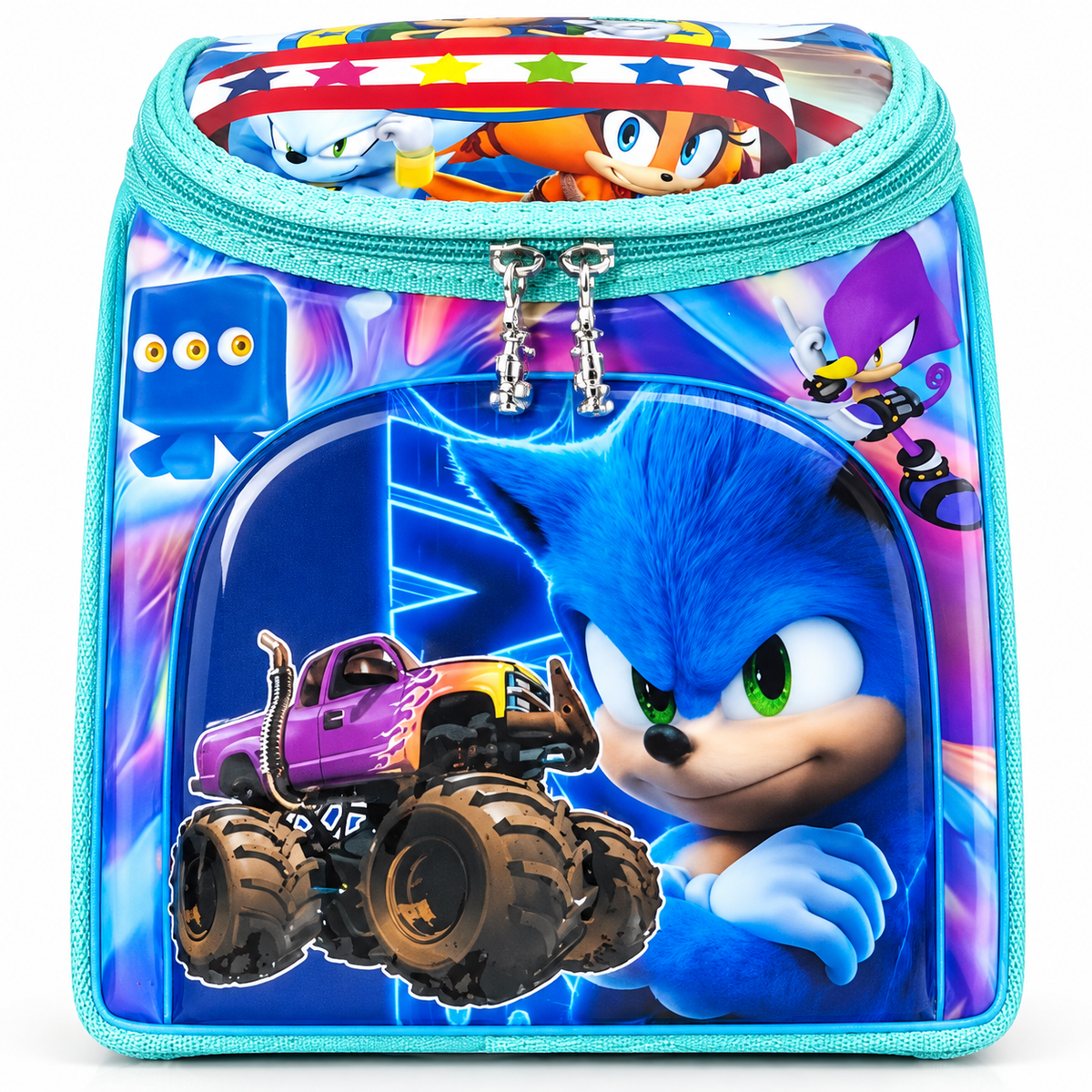 Sac à Dos Enfant Sonic Bleu – Maternelle – 25 × 22 × 12 cm