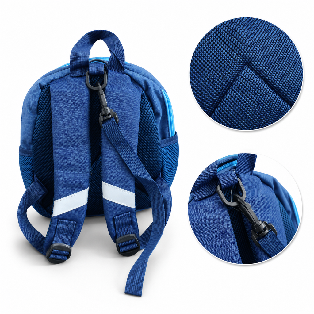Sac à Dos Maternelle Dinosaure Bleu 3D 25 × 25 cm – Enfant