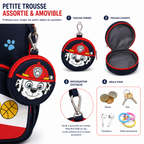 Sac à Dos Enfant Paw Patrol Marshall - Bleu Marine avec Petite Trousse – Modèle maternelle et CP1