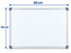 Tableau Magnétique Blanc Effaçable M&G – 60 × 45 cm