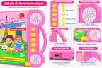 Livre Éducatif Électronique Bilingue Français–Anglais – 180+ Mots – Rose – Dès 3 Ans - Rechargeable