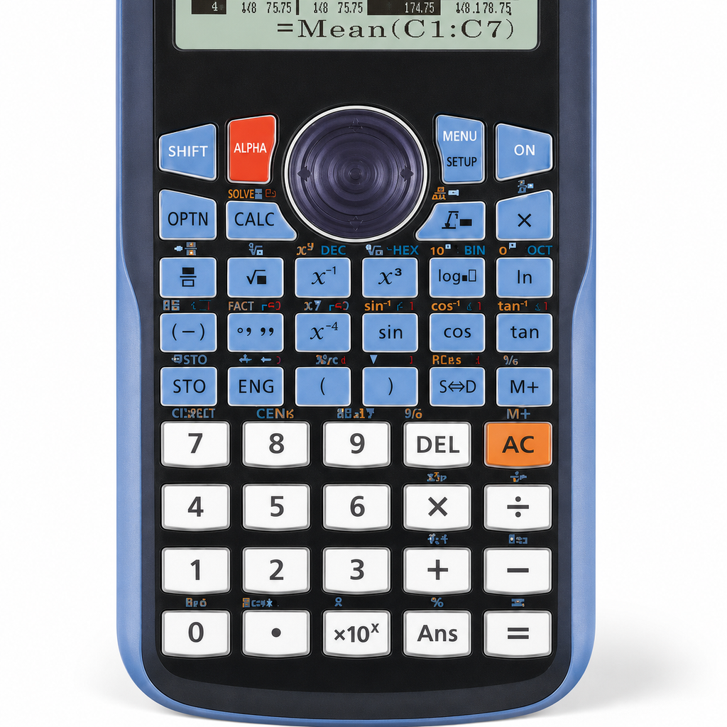 Calculatrice Scientifique M&G MGC-991EX – 552 Fonctions, Écran Haute Définition et Double Alimentation
