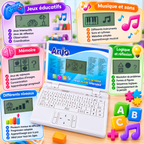 Ordinateur Éducatif Enfant 80 Fonctions – Apprentissage, Jeux & Musique