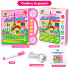 Livre Éducatif Électronique Bilingue Français–Anglais – 180+ Mots – Rose – Dès 3 Ans - Rechargeable