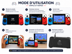 Console Portable G9 650+ Jeux Intégrés – Écran HD 3 Pouces – Rechargeable – Sortie TV