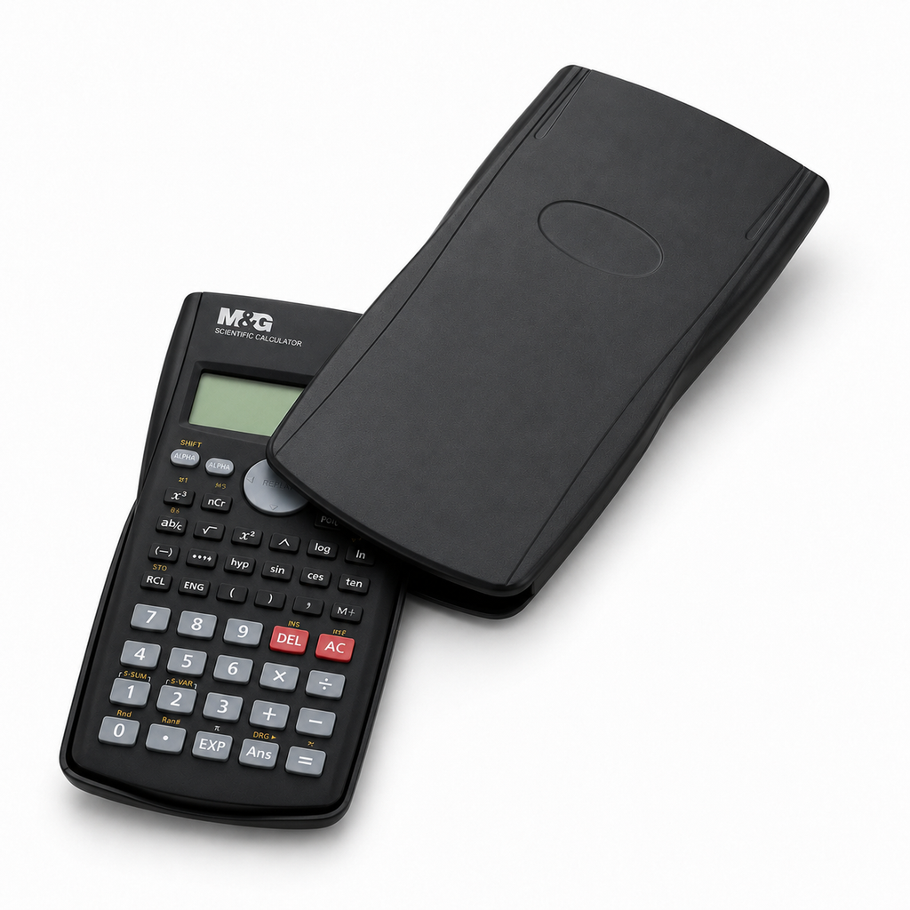 Calculatrice Scientifique M&G MOC-82MS – 240 Fonctions et Écran 2 Lignes