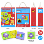 Jeu de Mémoire Enfant – 36 Cartes – Dès 3 Ans