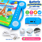 Livre Éducatif Électronique Bilingue Français–Anglais – 180+ Mots – Dès 3 Ans - Rechargeable