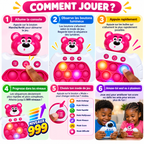 Console de Jeu Fast Push Pop It Électronique – 999 Niveaux – 7 Modes