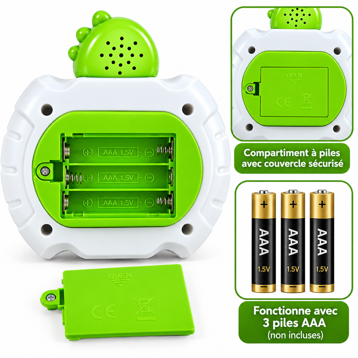 Console de Jeu Fast Push Pop It Dinosaure – 999 Niveaux – 7 Modes