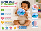 Lot de 3 Ballons Souples Dinosaure pour Bébé et Enfant – Jeu Sensoriel et Motricité