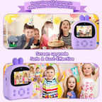 Appareil Photo Instantané Enfant avec Impression Thermique – Caméra HD 1080 P Double Objectif – Carte 32 GB Incluse