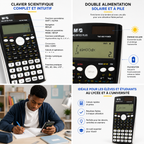 Calculatrice Scientifique M&G MG-991ES Plus – 417 Fonctions et Double Alimentation