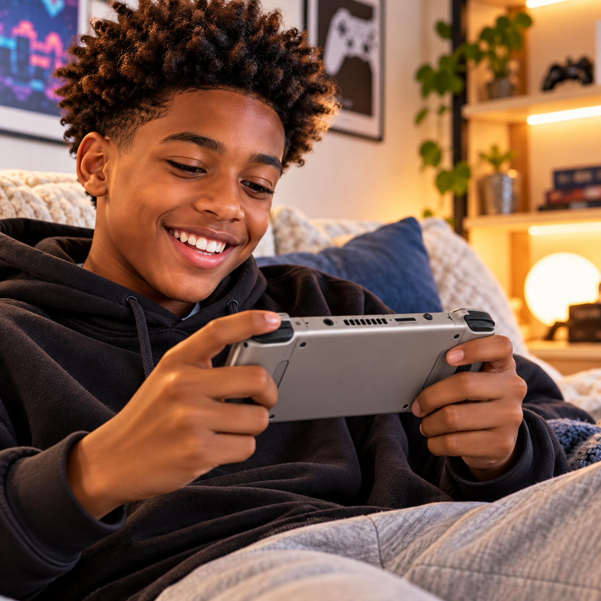 Console de Jeu Portable M17 – Écran IPS 4,3" – 64 Go – Jeux Rétro