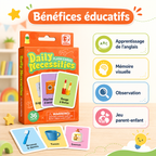 Cartes Educatives en Anglais – Daily Necessities – 36 cartes