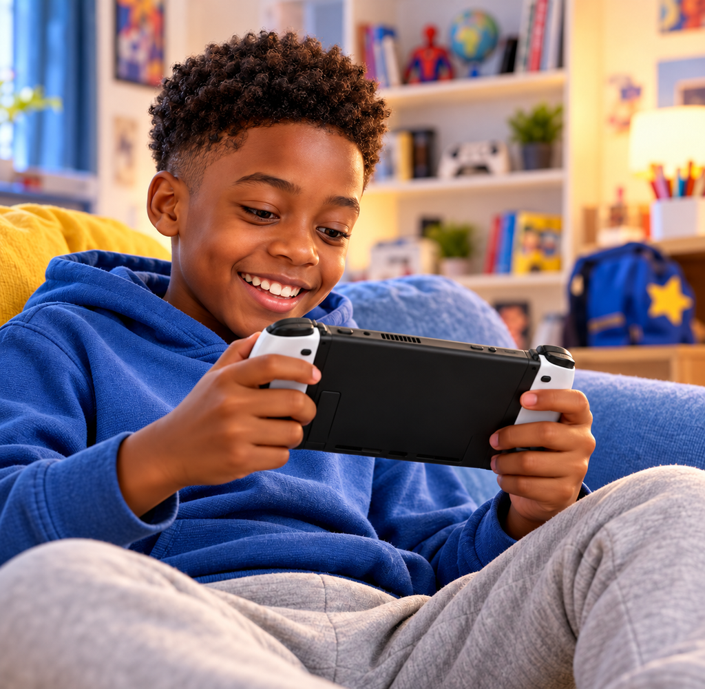 Console de Jeu Portable M25 – Écran IPS 4,3" – Jeux Rétro 3D – 64 Go