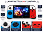 Console Portable G9 650+ Jeux Intégrés – Écran HD 3 Pouces – Rechargeable – Sortie TV