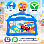 Tablette Enfant BéBé-TAB SPEED 7" – Android – 8 Go + 512 Go – 5G Dual SIM
