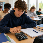 Calculatrice de bureau M&G MGC-614 – Grand écran 12 chiffres et double alimentation