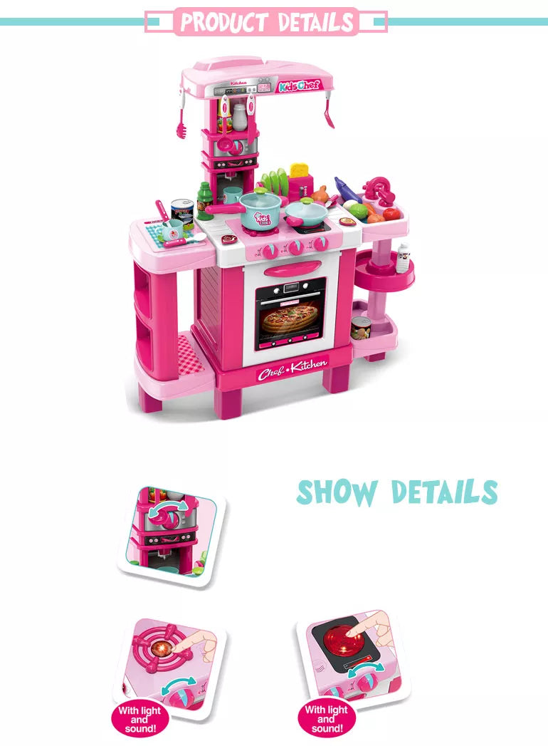 Cuisine Enfant Complète Little Chef – Jeu de Cuisine Éducatif pour Enfants 3+