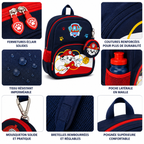 Sac à Dos Enfant Paw Patrol Marshall - Bleu Marine avec Petite Trousse – Modèle maternelle et CP1