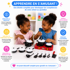 Kit de Cuisine Enfant avec Réchaud, Casseroles et Ustensiles – Modèle 266