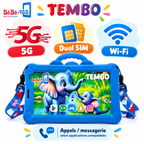 Tablette Enfant BéBé-TAB TEMBO 7" – Android – 8 Go + 512 Go – 5G Dual SIM