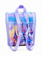 Sac à Dos Pliable Maternelle Princesse - Violet – 25 × 22 × 12 cm