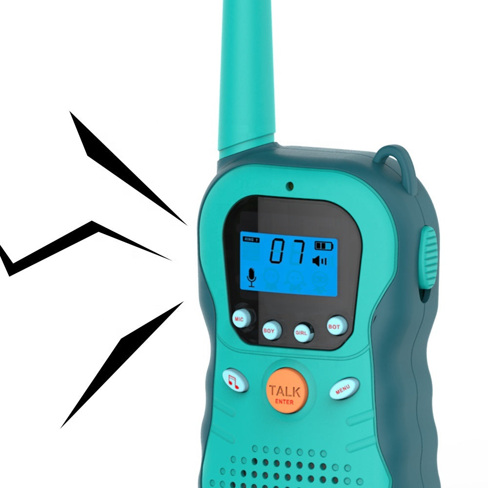Talkie Walkie Enfant Rechargeable – Portée 3KM – Changeur de Voix – Jouet Interactif 3 Ans+
