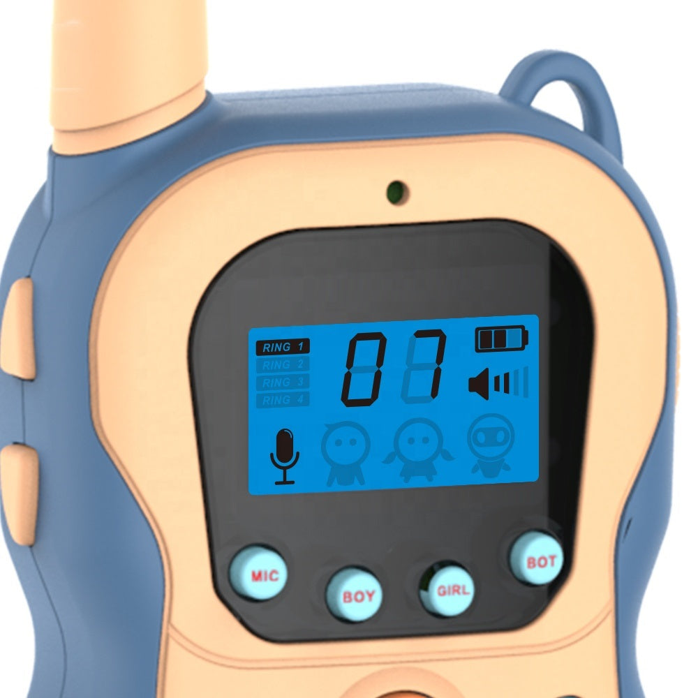 Talkie Walkie Enfant Rechargeable – Portée 3KM – Changeur de Voix – Jouet Interactif 3 Ans+