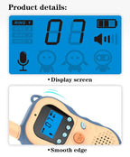 Talkie Walkie Enfant Rechargeable – Portée 3KM – Changeur de Voix – Jouet Interactif 3 Ans+