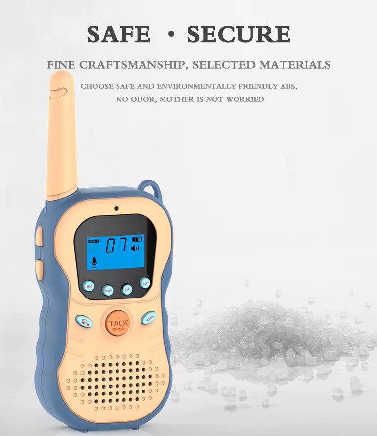 Talkie Walkie Enfant Rechargeable – Portée 3KM – Changeur de Voix – Jouet Interactif 3 Ans+